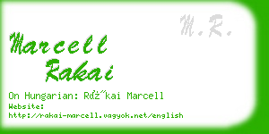 marcell rakai business card